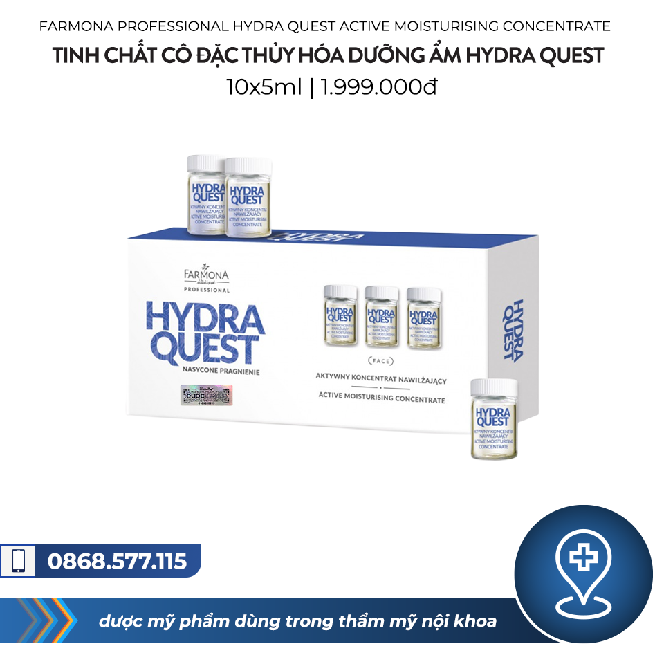 Tinh chất cô đặc thủy hóa dưỡng ẩm Hydra Quest